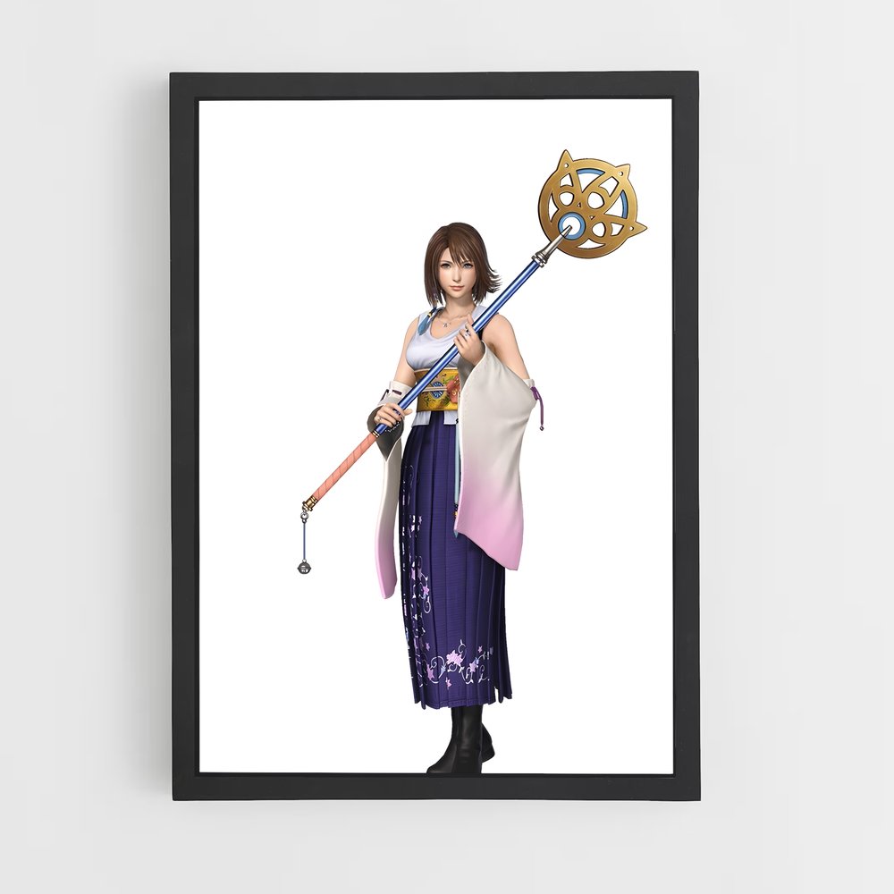 Poster Yuna: L'Épée et l'Élégance – affiche Final Fantasy (vue 2)